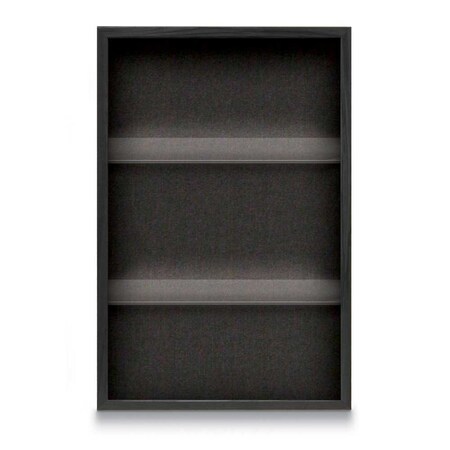 United Visual Products Outdoor Enclosed Combo Board, 48"x36", Satin Frame/Green & Ultramarine UVCB4836OD-GREEN-ULTMAR